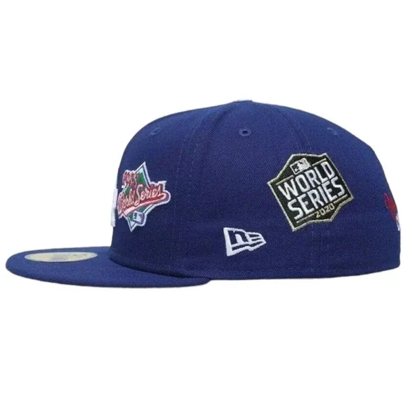 New Era Los Angeles Dodgers Championship Rings 7x 59FIFTY Fitted Hat - Picture 4 of 7